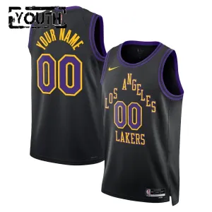 Nike Dječji Dres Los Angeles Lakers Personalizacija City Edition 2025/26 Swingman Crna