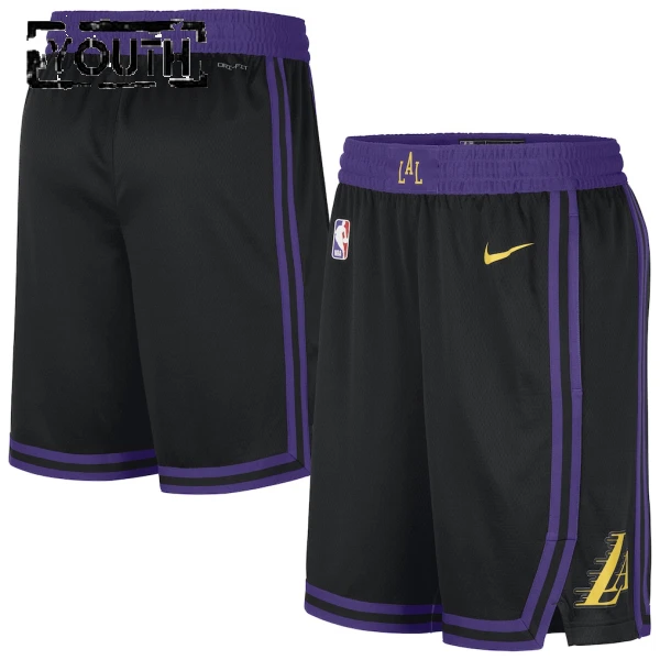 Nike Dječji Kratke Hlače Los Angeles Lakers City Edition 2025/26 Swingman Nike Dječji Kratke Hlače Los Angeles Lakers City Edition 2025/26 Swingman