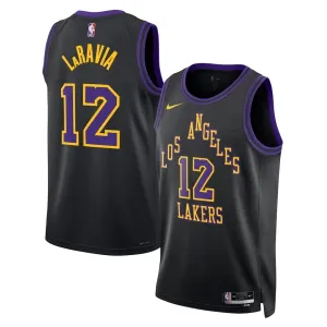 Nike Muški Dres Los Angeles Lakers Jake Laravia City Edition 2025/26 Swingman Crna