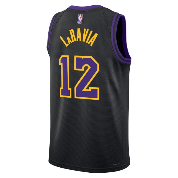Nike Muški Dres Los Angeles Lakers Jake Laravia City Edition 2025/26 Swingman Crna