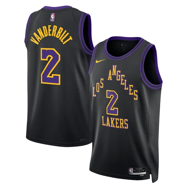 Nike Muški Dres Los Angeles Lakers Jarred Vanderbilt City Edition 2025/26 Swingman Crna
