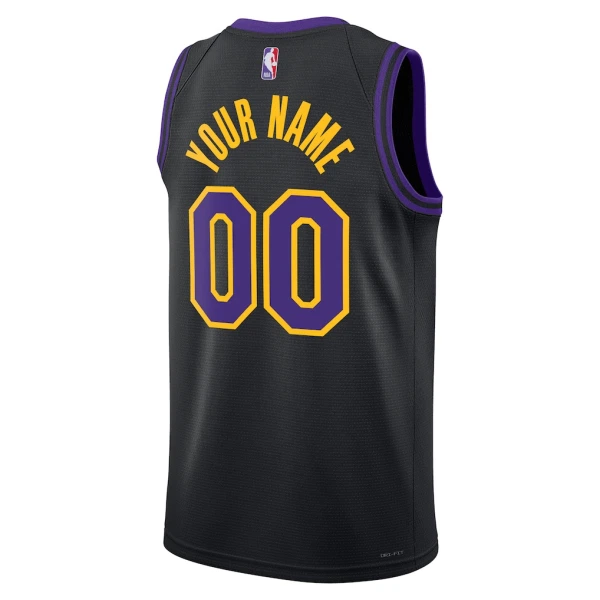 Nike Muški Dres Los Angeles Lakers Personalizacija City Edition 2025/26 Swingman Crna