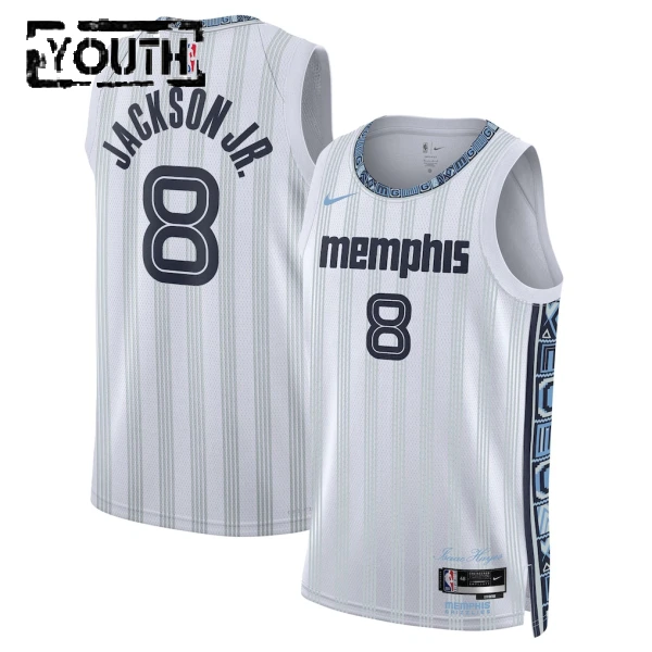 Nike Dječji Dres Memphis Grizzlies Jaren Jackson JR City Edition 2025/26 Swingman Sivo