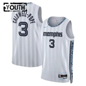 Nike Dječji Dres Memphis Grizzlies Kentavious Caldwell Pope City Edition 2025/26 Swingman Sivo