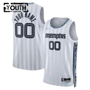 Nike Dječji Dres Memphis Grizzlies Personalizacija City Edition 2025/26 Swingman Sivo