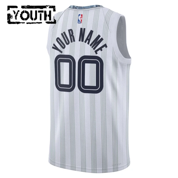 Nike Dječji Dres Memphis Grizzlies Personalizacija City Edition 2025/26 Swingman Sivo