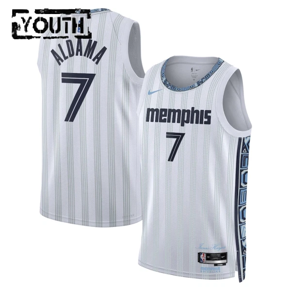 Nike Dječji Dres Memphis Grizzlies Santi Aldama City Edition 2025/26 Swingman Sivo
