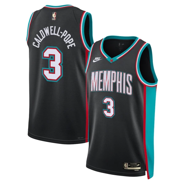 Nike Muški Dres Memphis Grizzlies Kentavious Caldwell Pope Classic Edition 2025/26 Swingman Crna