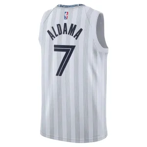 Nike Muški Dres Memphis Grizzlies Santi Aldama City Edition 2025/26 Swingman Sivo