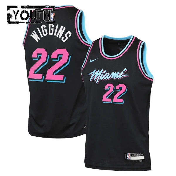 Nike Dječji Dres Miami Heat Andrew Wiggins City Edition 2025/26 Swingman Crna