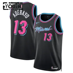 Nike Dječji Dres Miami Heat Bam Adebayo City Edition 2025/26 Swingman Crna