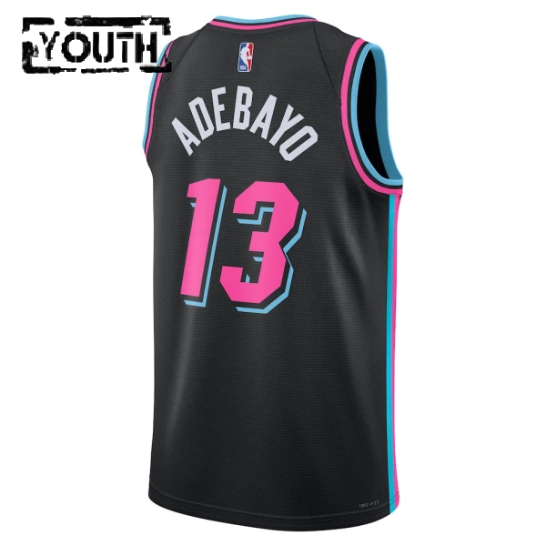 Nike Dječji Dres Miami Heat Bam Adebayo City Edition 2025/26 Swingman Crna