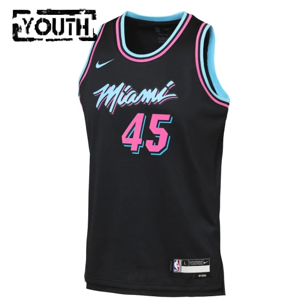 Nike Dječji Dres Miami Heat Davion Mitchell City Edition 2025/26 Swingman Crna