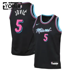 Nike Dječji Dres Miami Heat Nikola Jovic City Edition 2025/26 Swingman Crna