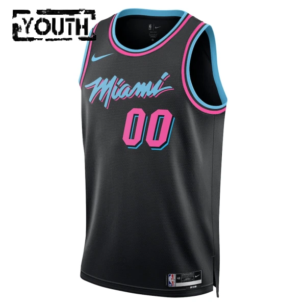 Nike Dječji Dres Miami Heat Personalizacija City Edition 2025/26 Swingman Crna