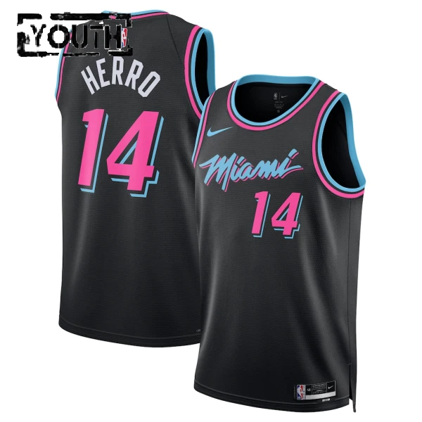 Nike Dječji Dres Miami Heat Tyler Herro City Edition 2025/26 Swingman Crna