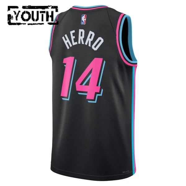 Nike Dječji Dres Miami Heat Tyler Herro City Edition 2025/26 Swingman Crna