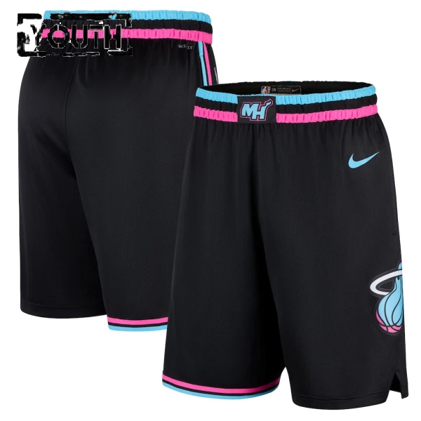 Nike Dječji Kratke Hlače Miami Heat City Edition 2025/26 Swingman Nike Dječji Kratke Hlače Miami Heat City Edition 2025/26 Swingman