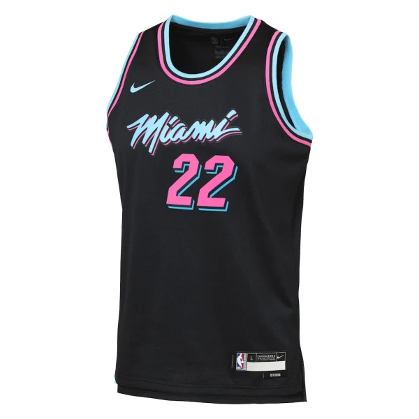 Nike Muški Dres Miami Heat Andrew Wiggins City Edition 2025/26 Swingman Crna