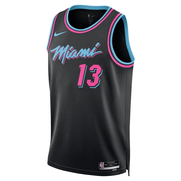 Nike Muški Dres Miami Heat Bam Adebayo City Edition 2025/26 Swingman Crna