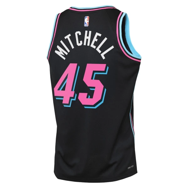 Nike Muški Dres Miami Heat Davion Mitchell City Edition 2025/26 Swingman Crna