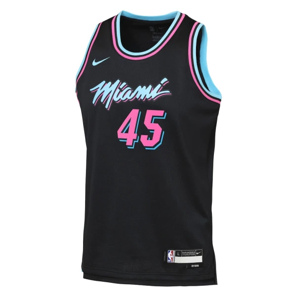 Nike Muški Dres Miami Heat Davion Mitchell City Edition 2025/26 Swingman Crna