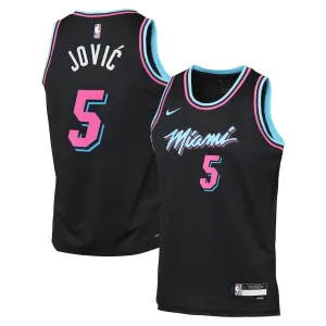Nike Muški Dres Miami Heat Nikola Jovic City Edition 2025/26 Swingman Crna
