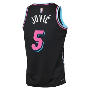Nike Muški Dres Miami Heat Nikola Jovic City Edition 2025/26 Swingman Crna