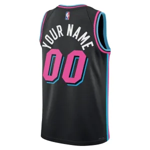 Nike Muški Dres Miami Heat Personalizacija City Edition 2025/26 Swingman Crna