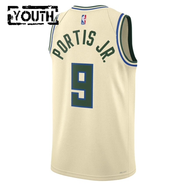 Nike Dječji Dres Milwaukee Bucks Bobby Portis JR City Edition 2025/26 Swingman Bijela