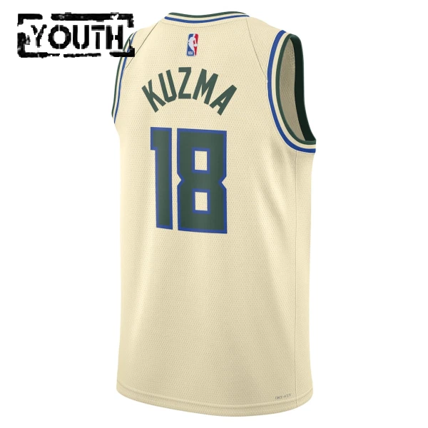 Nike Dječji Dres Milwaukee Bucks Kyle Kuzma City Edition 2025/26 Swingman Bijela