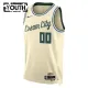 Nike Dječji Dres Milwaukee Bucks Personalizacija City Edition 2025/26 Swingman Bijela