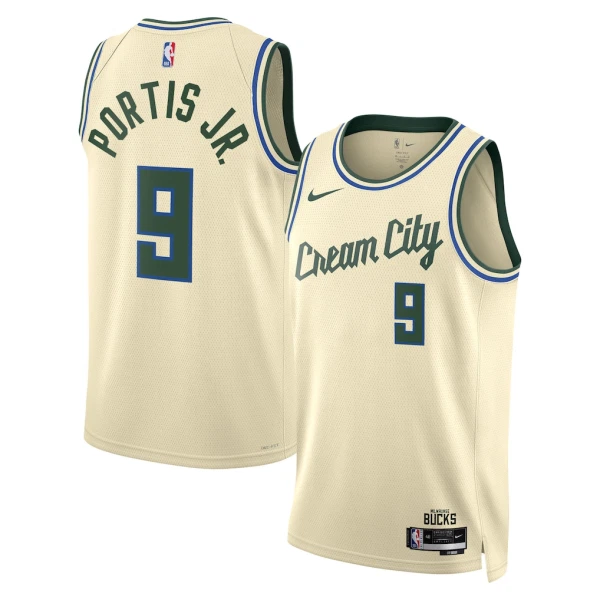 Nike Muški Dres Milwaukee Bucks Bobby Portis JR City Edition 2025/26 Swingman Bijela Nike Muški Dres Milwaukee Bucks Bobby Portis JR City Edition 2025/26 Swingman Bijela