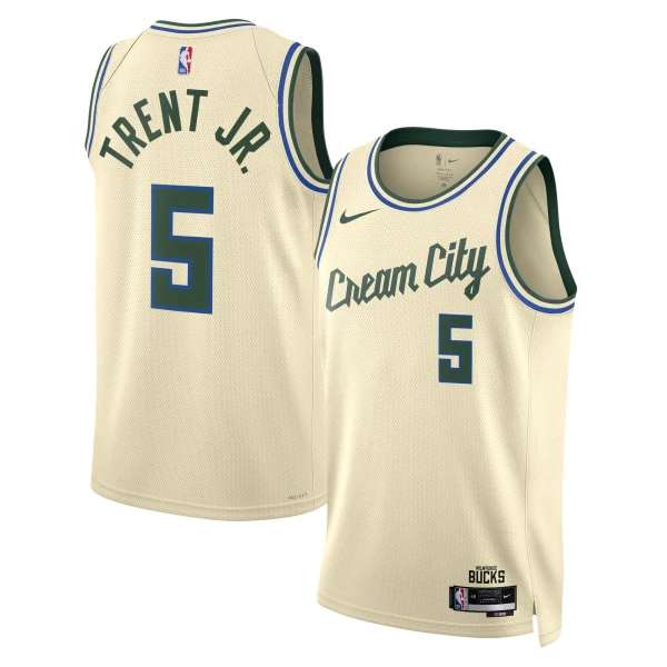 Nike Muški Dres Milwaukee Bucks Gary Trent JR City Edition 2025/26 Swingman Bijela