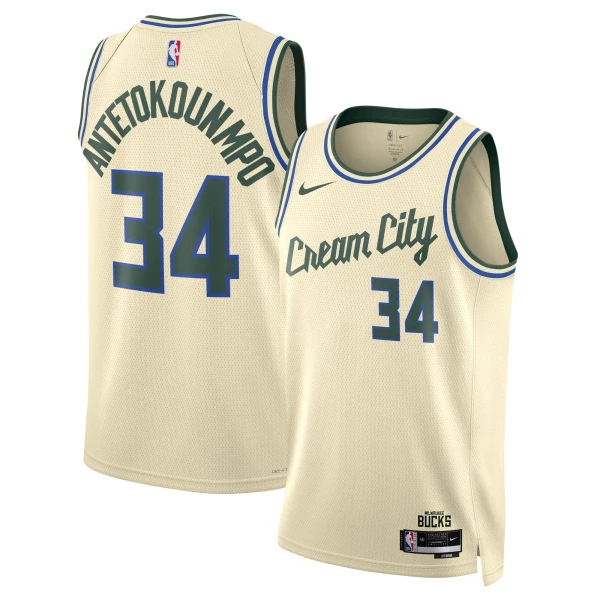 Nike Muški Dres Milwaukee Bucks Giannis Antetokounmpo City Edition 2025/26 Swingman Bijela Nike Muški Dres Milwaukee Bucks Giannis Antetokounmpo City Edition 2025/26 Swingman Bijela