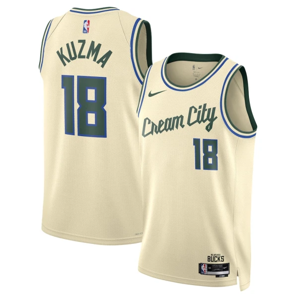 Nike Muški Dres Milwaukee Bucks Kyle Kuzma City Edition 2025/26 Swingman Bijela