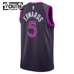 Nike Dječji Dres Minnesota Timberwolves Anthony Edwards City Edition 2025/26 Swingman Crna