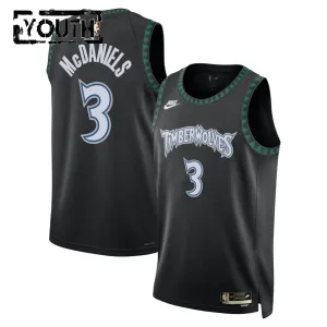 Nike Dječji Dres Minnesota Timberwolves Jaden Mcdaniels Classic Edition 2025/26 Swingman Crna