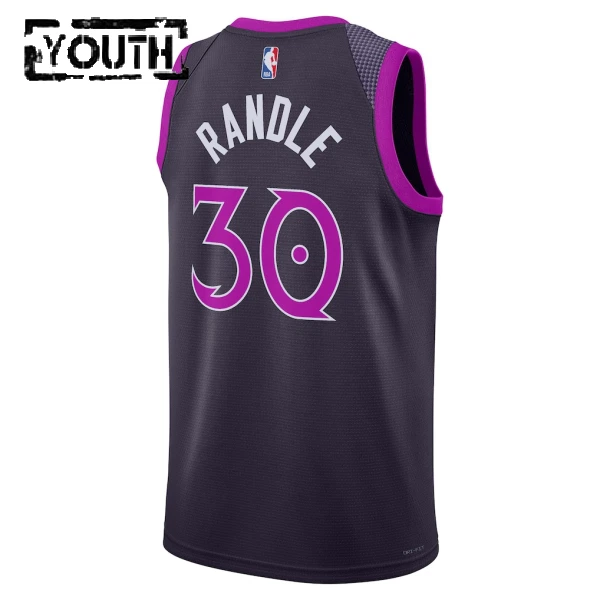 Nike Dječji Dres Minnesota Timberwolves Julius Randle City Edition 2025/26 Swingman Crna