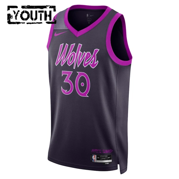 Nike Dječji Dres Minnesota Timberwolves Julius Randle City Edition 2025/26 Swingman Crna