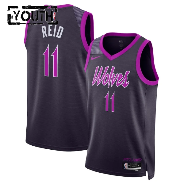 Nike Dječji Dres Minnesota Timberwolves Naz Reid City Edition 2025/26 Swingman Crna Nike Dječji Dres Minnesota Timberwolves Naz Reid City Edition 2025/26 Swingman Crna