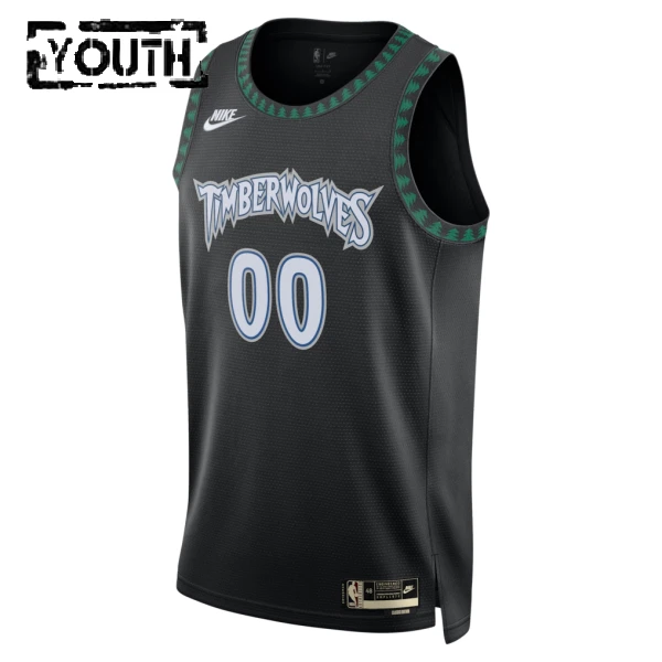Nike Dječji Dres Minnesota Timberwolves Personalizacija Classic Edition 2025/26 Swingman Crna