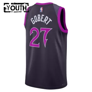 Nike Dječji Dres Minnesota Timberwolves Rudy Gobert City Edition 2025/26 Swingman Crna