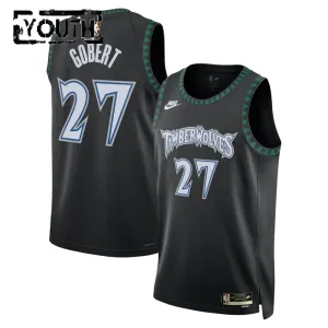 Nike Dječji Dres Minnesota Timberwolves Rudy Gobert Classic Edition 2025/26 Swingman Crna
