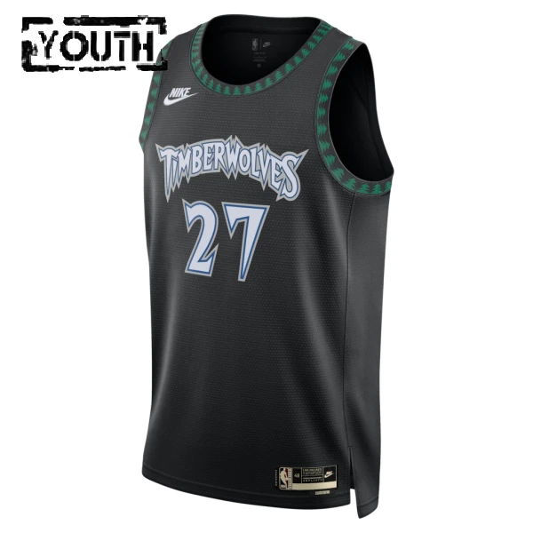 Nike Dječji Dres Minnesota Timberwolves Rudy Gobert Classic Edition 2025/26 Swingman Crna