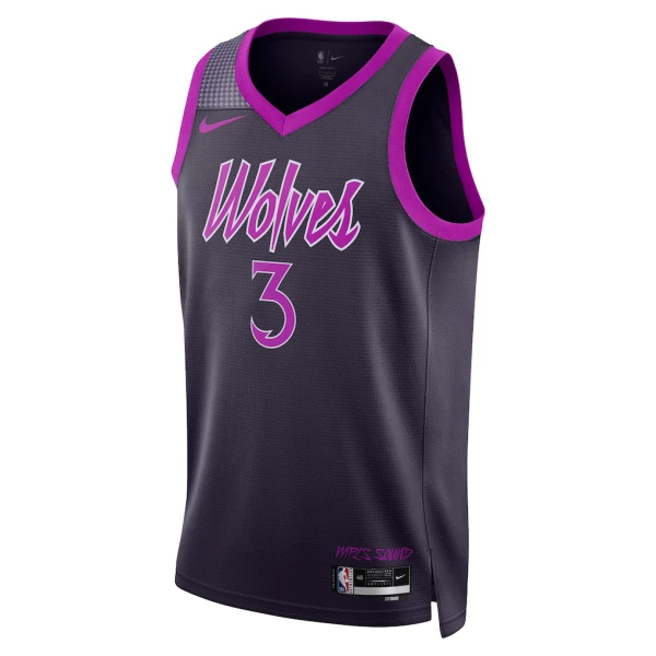 Nike Muški Dres Minnesota Timberwolves Jaden Mcdaniels City Edition 2025/26 Swingman Crna