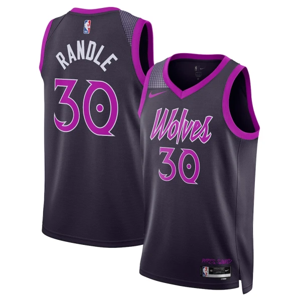 Nike Muški Dres Minnesota Timberwolves Julius Randle City Edition 2025/26 Swingman Crna
