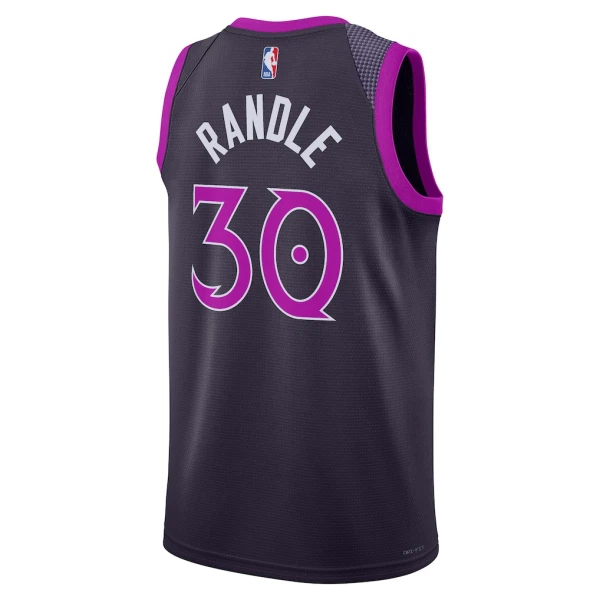 Nike Muški Dres Minnesota Timberwolves Julius Randle City Edition 2025/26 Swingman Crna
