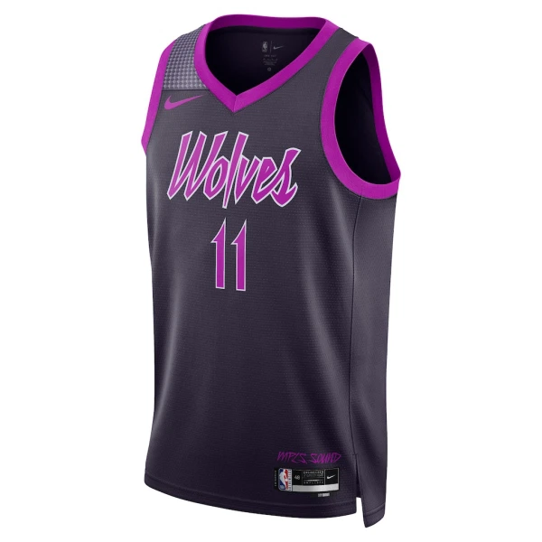 Nike Muški Dres Minnesota Timberwolves Naz Reid City Edition 2025/26 Swingman Crna