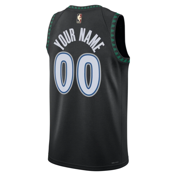 Nike Muški Dres Minnesota Timberwolves Personalizacija Classic Edition 2025/26 Swingman Crna